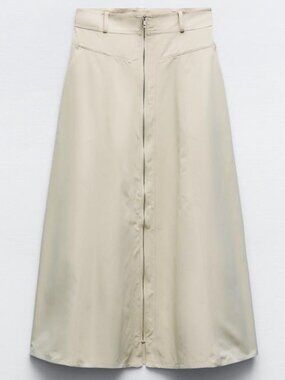 ZIPPERED CAPE SKIRT - Size Small